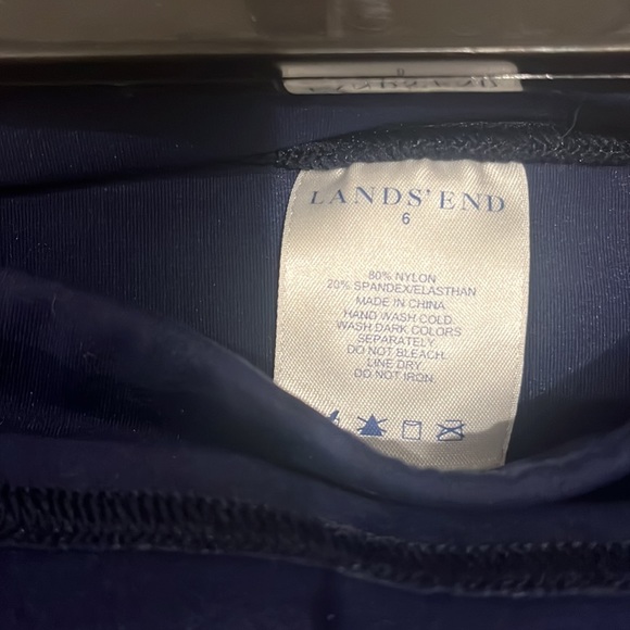 Lands End Swim Skirt Size 6 - Picture 4 of 4
